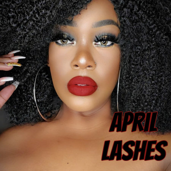 April 3D Mink Lashes 25mm